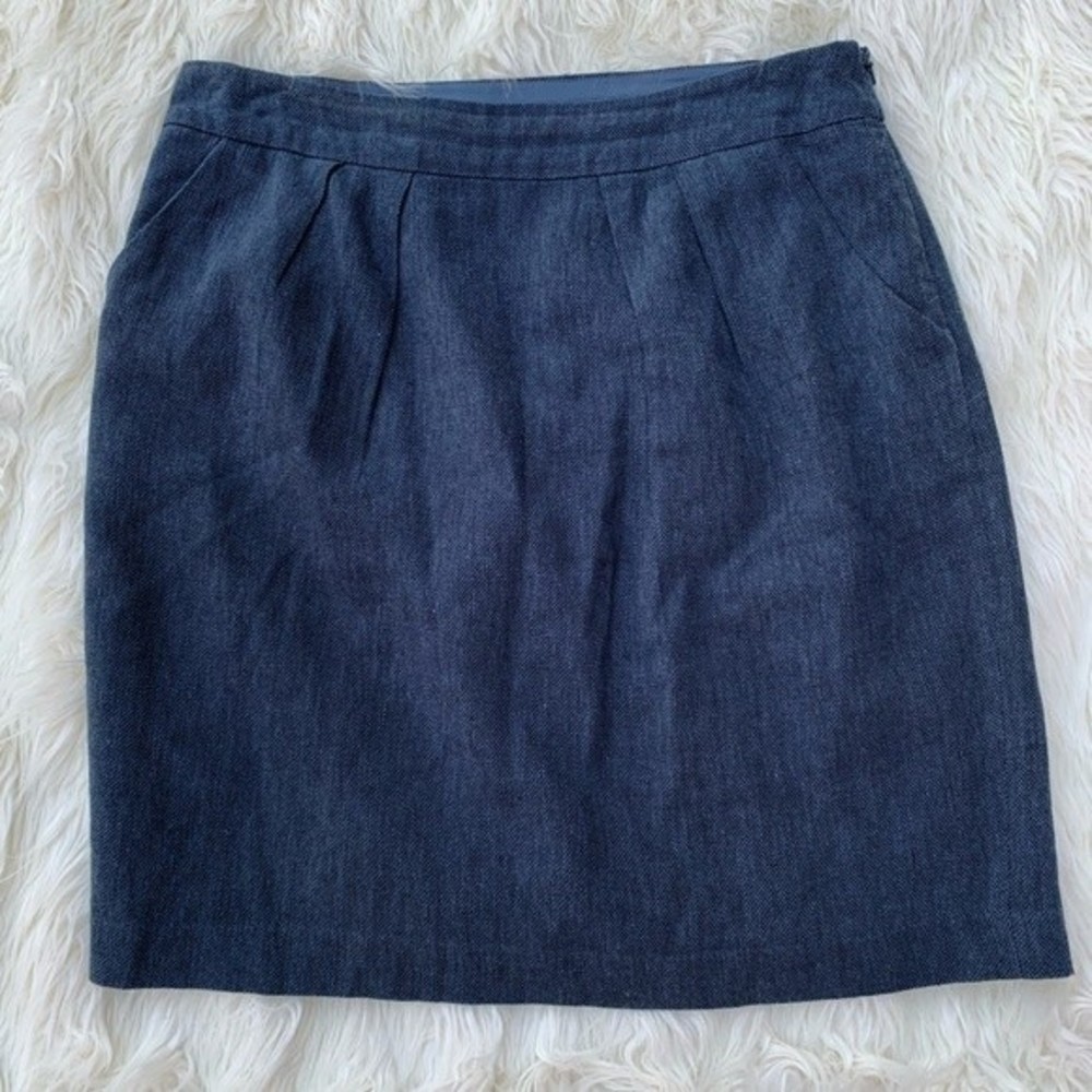 Anthropologie Tabitha Linen Blend Skirt, Size 10